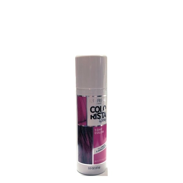 L'Oreal Colorista Hair Spray 1-Day Hair Color (HotPink100) For Hints & Highlights - $5 Outlet
