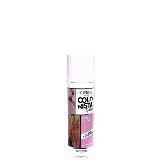 L'Oreal Colorista Hair Spray 1-Day Hair Color (PastelPink10) For Hints & Highlights - $5 Outlet