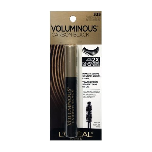 L'Oreal Voluminous Carbon Black Mascara - 335 Carbon Black (Net 0.28 fl. oz.) Up to 2X Fuller Lashes - $5 Outlet