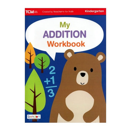 Math My Addition Workbook - Kindergarten (24 Pages) For ages 4 - 7 - $5 Outlet