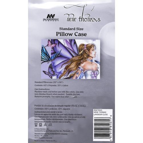 Nene Thomas Lavender Serenade Pillow Case - Standard Size (30" x 20") - DollarFanatic.com