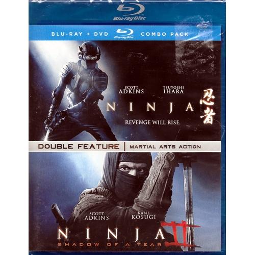 Ninja/Ninja II Double Feature (BluRay Disc + DVD Combo) Martial Arts Action - $5 Outlet