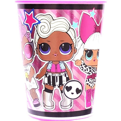 Novelty Pink Plastic Party Cup Favor (16 fl. oz.) BPA Free, Made in USA, Reusable - DollarFanatic.com