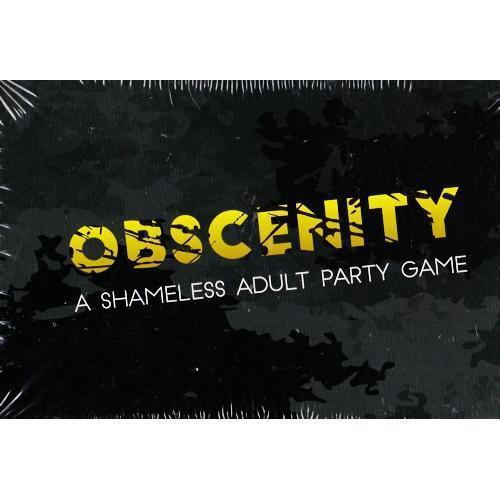Obscenity A Shameless Adult Party Game (Ages 17+) - $5 Outlet