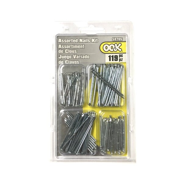 Ook Assorted Nails Kit - 59205 (119 Pieces) - DollarFanatic.com
