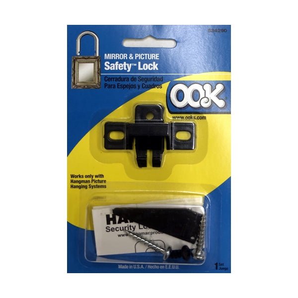 Ook Hangman Mirror and Picture Safety Lock - 534290 (Works only with Hangman Picture Hanging Systems) - $5 Outlet