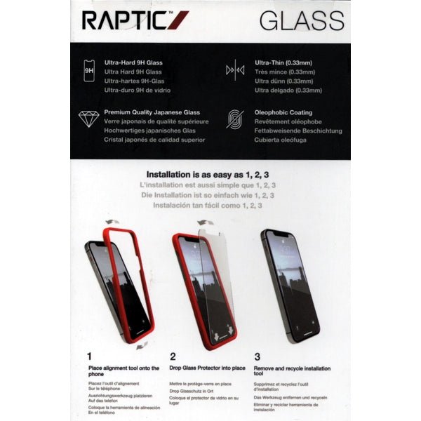 Raptic Glass Screen Protector for iPhone 13 Pro (Full Screen Coverage Protection) Also fits iPhone 13 - DollarFanatic.com