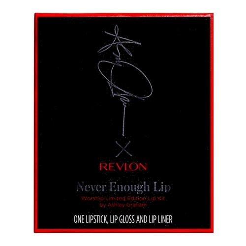 Revlon Never Enough Lip Worship Lip Kit By Ashley Graham (3-Piece Kit) Limited Edition - DollarFanatic.com