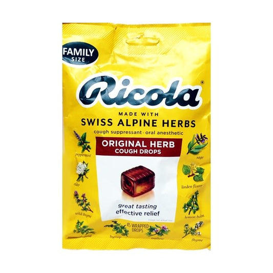 Ricola Original Herb Cough Drops (45 Pack) Family Size - $5 Outlet