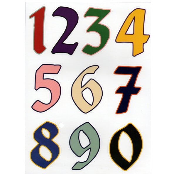 Rowing Blazers Stickers - Letters and Numbers (8 Sheets) - DollarFanatic.com
