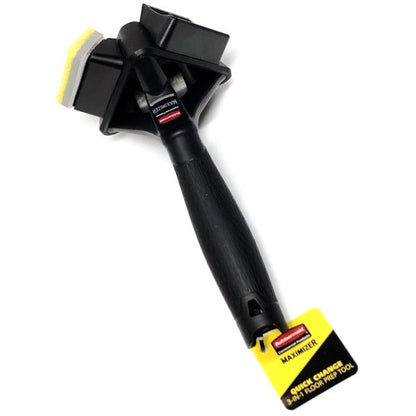 Rubbermaid Maximizer Quick Change 3-in-1 Floor Prep Tool - Black (9" x 4.75") - $5 Outlet