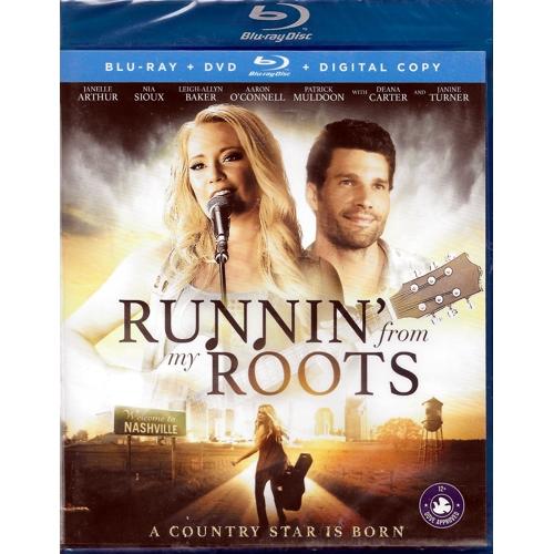 Runnin' from my Roots (BluRay Disc + DVD + Digital Copy Combo) Starring Janelle Arthur, Aaron O'Connell, Nia Sioux, Deana Carter, Patrick Muldoon, Janine Turner - $5 Outlet