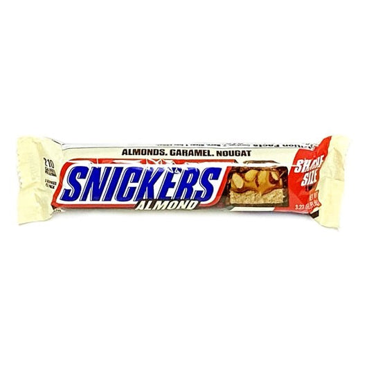 Snickers Almond Candy Bar - Share Size (Net Wt. 3.23 oz.) 2 Bars for Sharing - $5 Outlet