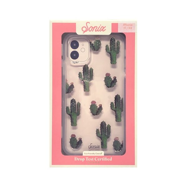 Sonix iPhone 11 Clear Coat Phone Case - Prickly Pear Cactus (Also fits iPhone XR) Drop Test Certified - DollarFanatic.com