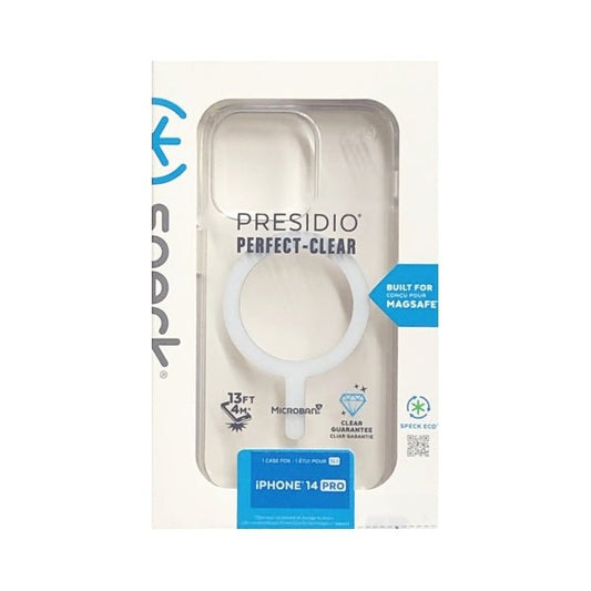 Speck iPhone 14 Pro Presidio Perfect-Clear Protective Phone Case - Clear (150148-5085) For iPhone 14 Pro - $5 Outlet