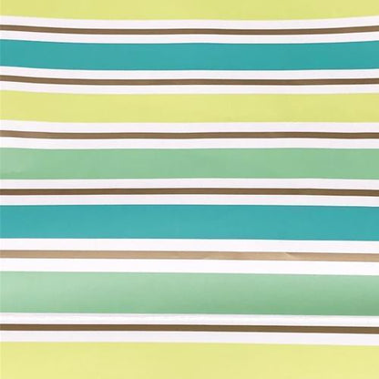 Spritz Shades of Green Stripes Jumbo Gift Bag (19" x 15" x 6") - $5 Outlet