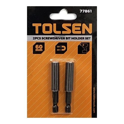 Tolsen 2-Piece Screwdriver Bit Holder Set (77861) - $5 Outlet