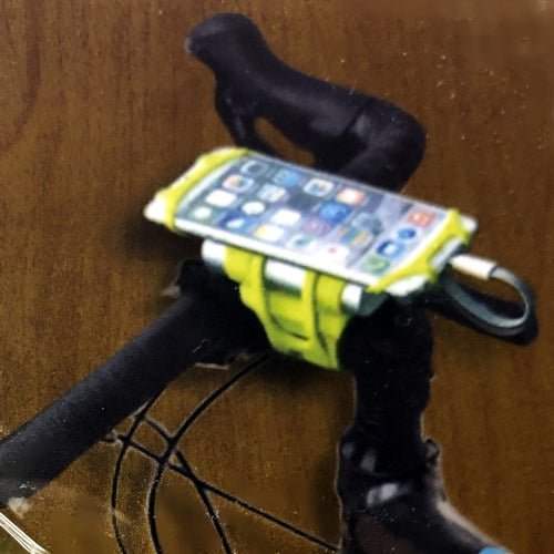 Trek Terra Universal Smart Phone Handlebar Mount for Bike, Gym Equipment, Stroller (Neon Green) - DollarFanatic.com
