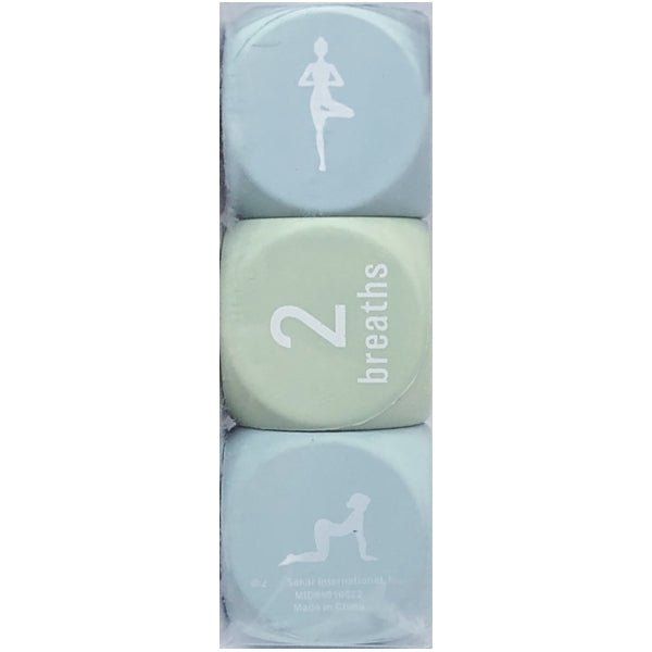Vivitar Yoga Wellness Foam Dice Set (3-Piece Set) Roll to Stretch, Relax & Practice Self-Care - $5 Outlet