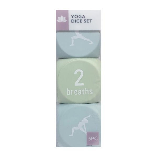 Vivitar Yoga Wellness Foam Dice Set (3-Piece Set) Roll to Stretch, Relax & Practice Self-Care - $5 Outlet