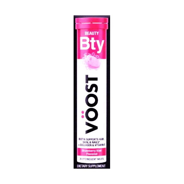 Voost Beauty Effervescent Tablets - Strawberry Kiwi (20 Pack) - DollarFanatic.com