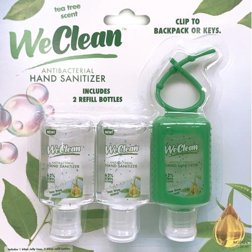 WeClean Scented Antibacterial Hand Sanitizer Travel Combo Pack (6.09 fl. oz.) Select Scent - $5 Outlet